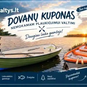 Kuponas plaukimui valtimi