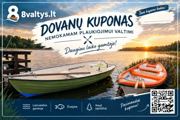 Kuponas plaukimui valtimi